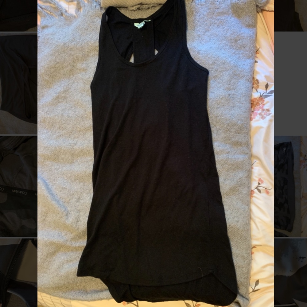 Black active dress/cover up